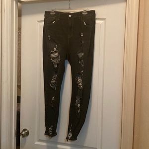 Black Ripped Jeans